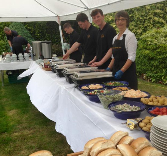 parties with fryton catering
